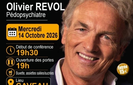 Conférence thématique animée par le Docteur Olivier REVOL
mercredi 14 octobre à 19.30